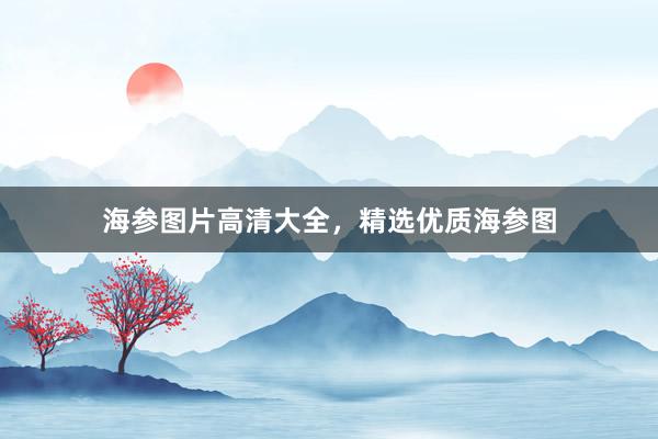海参图片高清大全，精选优质海参图